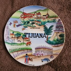Tijuana Souvenir Plate with Hanger